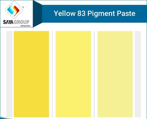 Yellow 83 Pigment Paste Application: Paint Industry