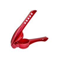 Plastic Lemon Squeezer - Abs Material, Standard Size, Red Color | Handheld Design For Effortless Squeezing And Customizable Options