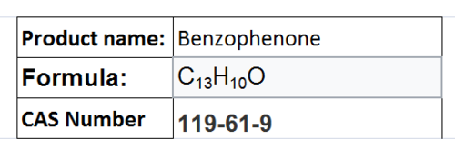 Benzophenone