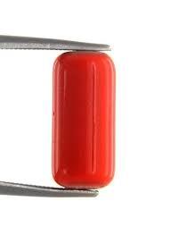 Emerald Cut Red Coral