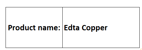 Edta Copper