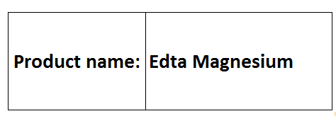 Edta Magnesium - White Powder, CAS 150-81-1 | High Purity, Chelation Therapy, Nutritional Supplement