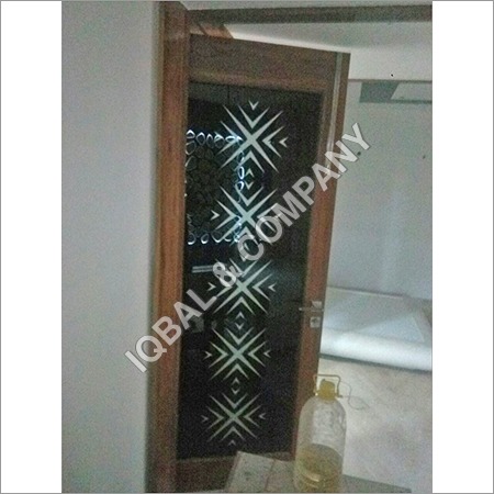 Wood Glass Door