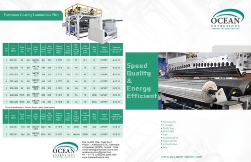 Automatic Plastic Laminating Making Line Machine