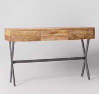 3 drawer designer console table
