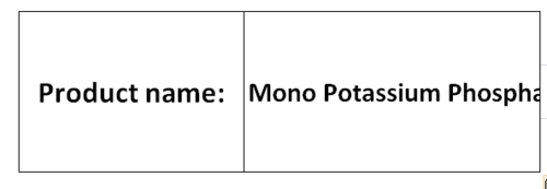 Mono Potassium Phosphate