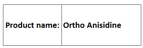 Ortho Anisidine