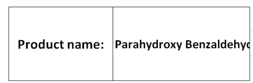 Parahydroxy Benzaldehyde - Molecular Formula C7H6O2, Molar Mass 122.12 g/mol | High Purity >98%, Water Soluble, Versatile Uses
