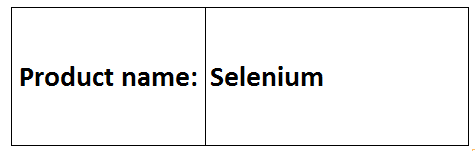 Selenium