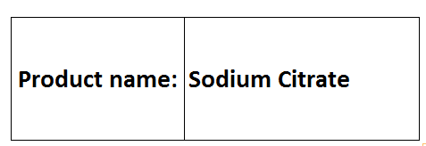 Sodium Citrate - White Powder, 25kg Bag | Food Additive, Emulsifier, Acidity Regulator, High Purity 99.5%