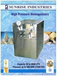 High Pressure Dairy Homogenizer