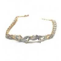 Imitation Bracelet - Crystal With Alluring Patterns, 3-5 Cm Size, 2.3 Mm Thickness | Captivating Looks, Perfect Finish For Anniversaries And Engagements