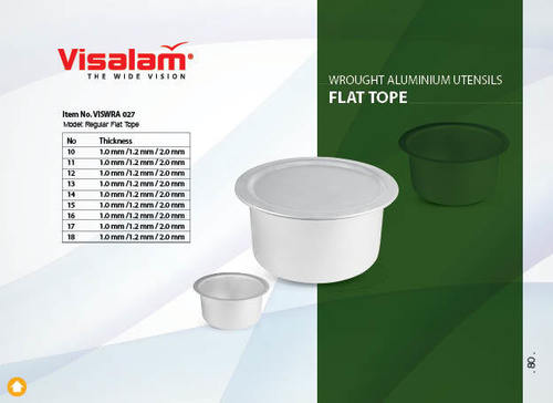 Wrought Aluminium White Tope