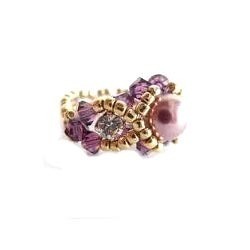 Beaded Ring - Freshwater Pearl, Eye-Catching Design, Durable Finish | Attractive Look, Long Lasting Shine, Ideal for Gifts and Parties