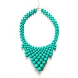 Beaded Necklace - Pearl and Plastic, Opal and Pearl Accents | Striking Pattern, Lightweight Design for Gifts and Parties