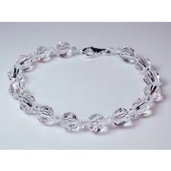 Crystal Bracelet - Plastic Material, Smooth Cut, Elegant Pearl Accents | Exclusively Designed, Nice Finishing, Perfect for Gifts and Parties