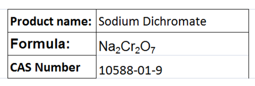 Sodium Dichromate