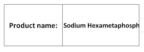 Sodium Hexametaphosphate - White Powder, Na6P6O18 | Water Treatment, Sequestering Agent, Food Additive, Industrial Use