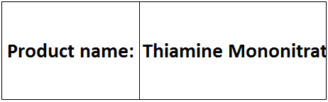 Thiamine Mononitrate