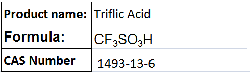 Triflic Acid - Colorless Liquid, Boiling Point 162 °C | Esterification Catalyst, High Purity, Research Grade