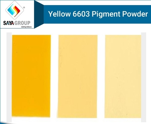 Yellow 6603 Pigment Powder - C.I No 11741, CAS No 5102-83-0, Bright Yellow Organic Pigment for Textile, Paint, Soap, Rubber Applications