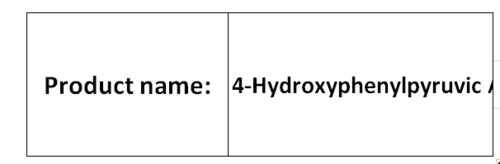 4-Hydroxyphenylpyruvic Acid - White Powder C9H8O4 98% Purity | Biosynthesis Intermediate Scytonemin Precursor Research Grade