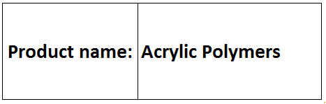Acrylic Polymers - Acrylic, Powder, 1.2 g/cm³ | Versatile, Durable, UV Resistant, Strong Adhesion, Chemical Resistant