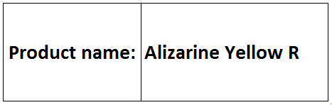 Alizarine Yellow R