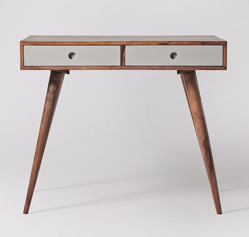 Wooden Side Table with 2 Drawers Wooden Side Table with 2 Drawers