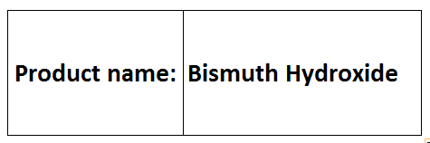 Bismuth Hydroxide