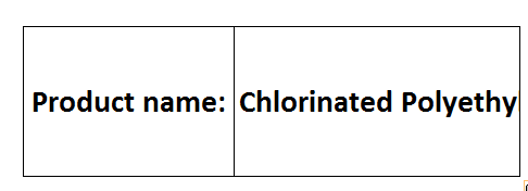 Chlorinated Polyethylene
