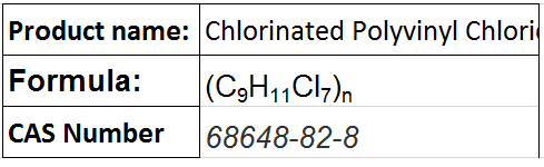 Chlorinated Polyvinyl Chloride