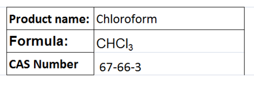 Chloroform - CHCl3, 61.2°C Boiling Point, 99.9% Purity | Solvent, Chemical Reagent, Extraction Agent