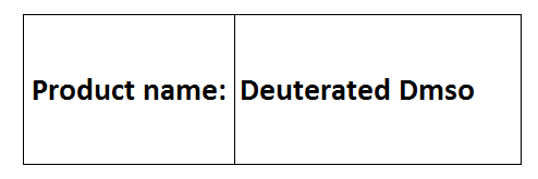 Deuterated Solvents