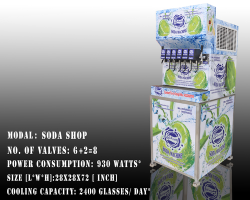 6+2 Valve Soda Machine 6+2 Valve Soda Machine