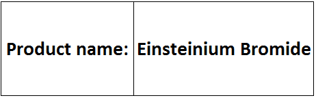 Einsteinium Compounds