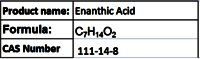 Enanthic Acid - C7h14o2, Boiling Point 223â°c, Density 0.92 G/cmâ³ | High Purity, Versatile Use, Easy Handling