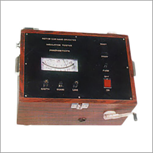 MOTOR CUM HAND Operated Insulation Tester 