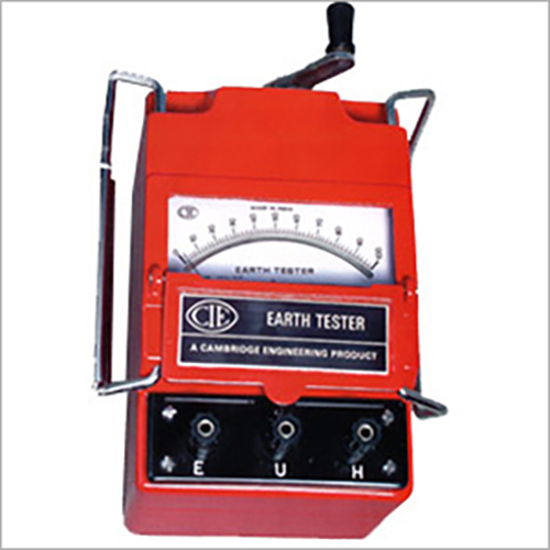Hand Driven Generator Type Analogue Earth Tester
