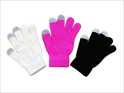 Acrylic Gloves With Conductive Fingertips