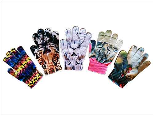 Transfer Digital Printed Gloves