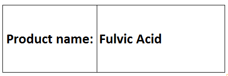 Fulvic Acid