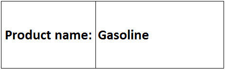 Gasoline