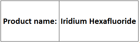 Iridium Hexafluoride - IrF6, 99.99% Purity, Boiling Point 53 °C | Chemical Stability, Precise Synthesis, Versatile Applications