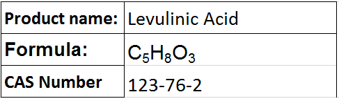 Levulinic Acid - Crystalline, Cas 123-76-2, C5h8o3 | High Purity, Bio-based, Nicotine Delivery Enhancer