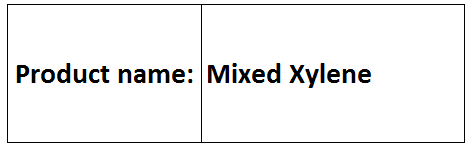 Mixed Xylene