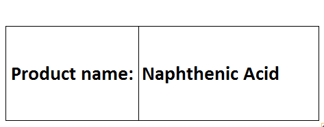 Naphthenic Acid