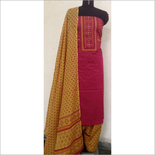 Hand Printed Ladies Suit