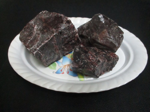 black salt crystal