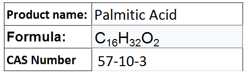 Palmitic Acid